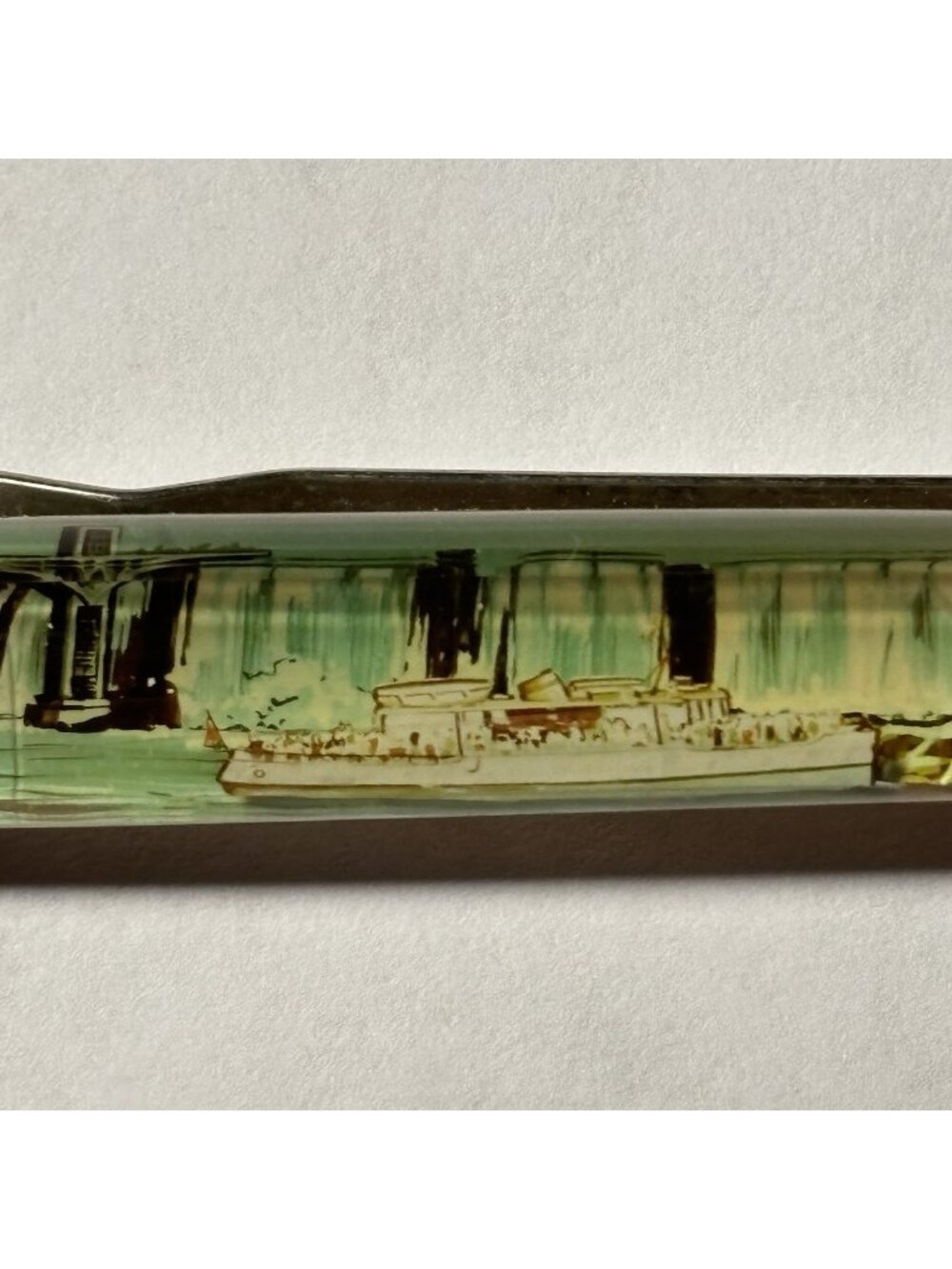 Niagara Falls New York Canada Floaty Pen Ferry Tour Boat Moves Vintage Collect